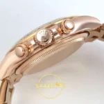 Rolex Daytona 40mm 126505 Brown Black Rose Gold BTF Factory Eta Saat detay 10