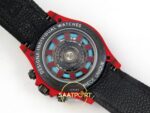 Rolex Daytona DIW Red Carbon Iron Man Red Dial Black Nylon Eta Saat detay 11