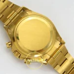 Rolex Daytona 40mm 126508 Black Yellow Gold Subdial QF Factory Eta Saat detay 11