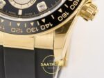 Rolex Daytona 40mm 126518 Black Yellow Gold Diamonds Oysterflex ARF Factory Eta Saat detay 11