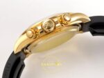 Rolex Daytona 40mm 126518 Black Yellow Gold Oysterflex ERF Factory Eta Saat detay 11