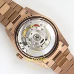 Rolex Day Date 128235 Yeşil Roma Rakamlı Kadran 36mm QF Eta Saat detay 12