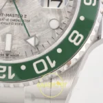 GMT Meteorit Blaken Yeşil Seramik Oyster ARF detay 12
