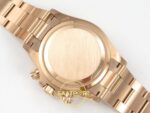 Rolex Daytona 40mm 126505 Rose Gold Black Subdial Oyster VSF Factory Eta Saat detay 12