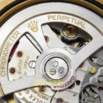 Rolex Daytona 40mm 126508 Black Yellow Gold Subdial QF Factory Eta Saat detay 14