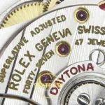 Rolex Daytona 40mm 126505 Black Silver Stick Rose Gold BTF Factory Eta Saat detay 14