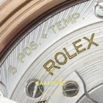 Rolex Day Date 128235 Yeşil Roma Rakamlı Kadran 36mm QF Eta Saat detay 15