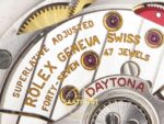 Rolex Daytona 40mm 126519 Black Silver Diamonds Oysterflex ERF Factory Eta Saat detay 15