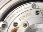 Rolex Datejust 41mm 126334 Gray Dial Green Roman Jubilee VSF V3 Eta Saat detay 15