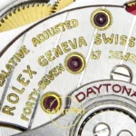 Rolex Daytona 40mm 126505 Black Rose Gold Diamonds Rose Gold QF Factory Eta Saat detay 15