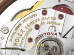 Rolex Daytona 40mm 126505 Rose Gold Black Subdial Oyster VSF Factory Eta Saat detay 15