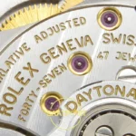 Rolex Daytona 40mm 126518 Black Yellow Gold VF Factory Eta Saat detay 15