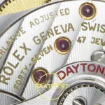 Rolex Daytona 40mm 126518 Black Yellow Gold BTF Factory Eta Saat detay 15