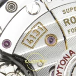 Rolex Daytona 40mm 126509 Black Silver Diamonds BTF Factory Eta Saat detay 17