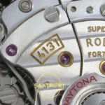 Rolex Daytona 40mm 126508 Black Yellow Gold Subdial QF Factory Eta Saat detay 17