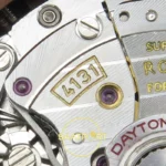 Rolex Daytona 40mm 126505 Black Rose Gold QF Factory Eta Saat detay 17