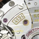 Rolex Daytona 40mm 126505 Rose Gold Black Rose Gold QF Factory Eta Saat detay 17