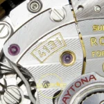Rolex Daytona 40mm 126518 Yellow Gold Black QF Factory V3 Eta Saat detay 17