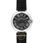 Cartier Ballon Bleu Erkek ETA Saat 42mm Ön Cephe Kadran ve Kasa Görünümü Super Clone — Kadran ve Bezel Görünümü