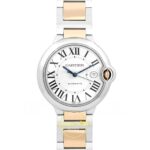Cartier Ballon Bleu Erkek ETA Saat 42mm Ön Cephe Kadran ve Kasa Görünümü Super Clone — Kadran ve Bezel Görünümü
