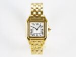 Cartier Panthere De Cartier Bayan ETA Saat 22mm Ön Cephe Kadran ve Kasa Görünümü Super Clone — Kadran ve Bezel Görünümü