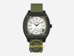F.P. Journe Élégante Titalyt Beyaz Kadran Yeşil Kordon Super Clone ETA - Önden Tam Boy Stüdyo Görünümü — Kadran ve Bezel Görünümü