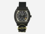 F.P. Journe Élégante Titalyt Siyah-Gri Kadran Siyah Kordon Super Clone ETA - Önden Tam Boy Stüdyo Görünümü — Kadran ve Bezel Görünümü