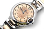 Cartier Ballon Bleu 33mm Çelik Sarı Altın Beyaz Kadran Bayan Super Clone ETA Görünüm 2 — Kadran ve Bezel Görünümü