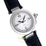 Cartier Pasha Bayan ETA Saat 35mm Roma Rakamlı Kadran ve İbre Detayı Yakın Plan Super Clone — Kadran ve Bezel Görünümü
