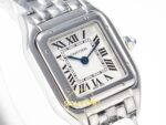 Cartier Panthere De Cartier Bayan ETA Saat 27mm Sol Çapraz Kasa ve Bezel Dokusu Super Clone — Kadran ve Bezel Görünümü