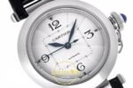 Cartier Pasha Bayan ETA Saat 35mm Sol Çapraz Kasa ve Bezel Dokusu Super Clone — Kadran ve Bezel Görünümü