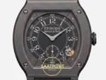 F.P. Journe Élégante Titalyt Antrasit-Siyah Kadran Gece Siyahı Kordon Super Clone ETA - Kadran, İbreler ve Saat 4:30 Hareket — Kadran ve Bezel Görünümü