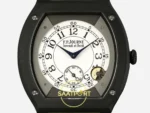 F.P. Journe Élégante Titalyt Beyaz Kadran Yeşil Kordon Super Clone ETA - Yatay Stüdyo Kasa ve Kordon Profili — Kadran ve Bezel Görünümü