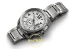 Cartier Calibre 42mm Çelik Beyaz Kadran Çelik Bilezik Erkek Super Clone ETA Görünüm 4 — Kadran ve Bezel Görünümü