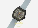 F.P. Journe Élégante Mamco Edition Siyah-Gri Kadran Gri Kordon Super Clone ETA - Kasa, Bezel ve Kadran Yakın Plan Detayı — Kadran ve Bezel Görünümü