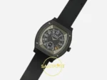 F.P. Journe Élégante Titalyt Siyah-Gri Kadran Siyah Kordon Super Clone ETA - Kasa, Bezel ve Kadran Yakın Plan Detayı — Kadran ve Bezel Görünümü