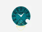 F.P. Journe Élégante Titalyt Siyah Kadran Kırmızı Kordon Super Clone ETA - Tam Yüzey Super-LumiNova Gece Işıma Görünümü — Kadran ve Bezel Görünümü
