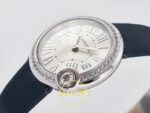 Cartier Ballon Blanc 30mm Çelik Beyaz Kadran Bayan Super Clone ETA Görünüm 5 — Kadran ve Bezel Görünümü