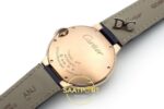 Cartier Ballon Bleu 36mm Rose Gold Taşlı Beyaz Kadran Bayan Super Clone ETA Görünüm 5 — Kadran ve Bezel Görünümü