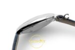 Cartier Ballon Bleu 42mm Çelik Mavi Kadran Mavi Deri Kordon Erkek Super Clone ETA Görünüm 5 — Kadran ve Bezel Görünümü