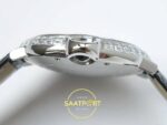 Cartier Ballon Bleu 42mm Çelik Beyaz Kadran Erkek Super Clone ETA Görünüm 5 — Kadran ve Bezel Görünümü