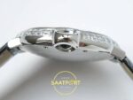 Cartier Ballon Bleu 42mm Beyaz Altın Taşlı Beyaz Kadran Erkek Super Clone ETA Görünüm 5 — Kadran ve Bezel Görünümü