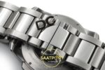 Cartier Calibre 42mm Çelik Beyaz Kadran Çelik Bilezik Erkek Super Clone ETA Görünüm 6 — Kadran ve Bezel Görünümü