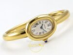 Cartier Baignoire Bayan ETA Saat 23mm x 7.1mm Kurma Kolu Koruması ve 316L Çelik Gövde İşçiliği Super Clone — Kadran ve Bezel Görünümü