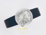 Cartier Ballon Blanc 30mm Çelik Beyaz Kadran Bayan Super Clone ETA Görünüm 7 — Kadran ve Bezel Görünümü