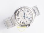 Cartier Ballon Bleu Erkek ETA Saat 42mm Kurma Kolu Koruması ve 316L Çelik Gövde İşçiliği Super Clone — Kadran ve Bezel Görünümü