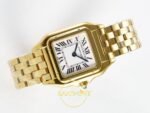 Cartier Panthere De Cartier Bayan ETA Saat 22mm Kurma Kolu Koruması ve 316L Çelik Gövde İşçiliği Super Clone — Kadran ve Bezel Görünümü
