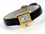 Cartier Tank Bayan ETA Saat 16.5mm Kurma Kolu Koruması ve 316L Çelik Gövde İşçiliği Super Clone — Kadran ve Bezel Görünümü