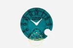 F.P. Journe Élégante Titalyt Kırmızı Kadran Kırmızı Kordon Super Clone ETA - Super-LumiNova Gece Işıma Görünümü — Kadran ve Bezel Görünümü