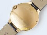 Cartier Ballon Bleu 42mm Sarı Altın Beyaz Kadran Erkek Super Clone ETA Görünüm 8 — Kadran ve Bezel Görünümü